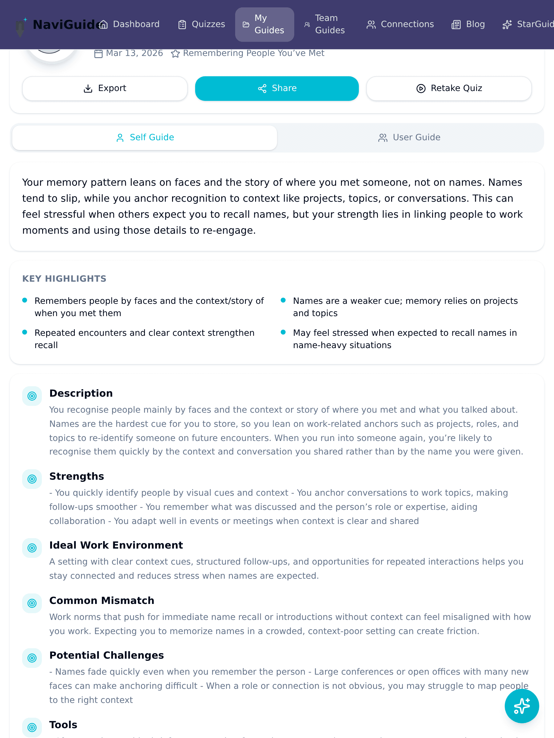 NaviGuide Personal Guide