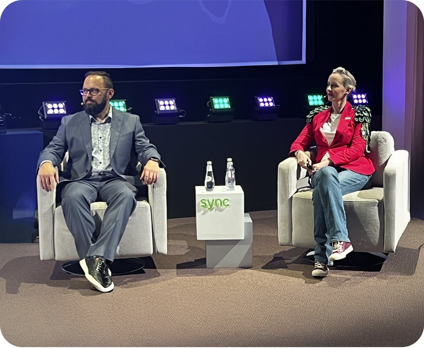 Dr Lutza Ireland and Richard Margolin — NaviGuide founders
